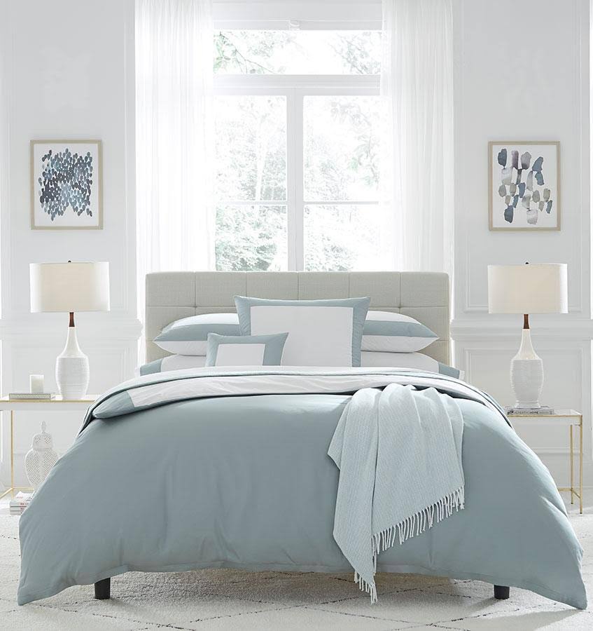 White / Oat Continental Sham 26x26 C9832