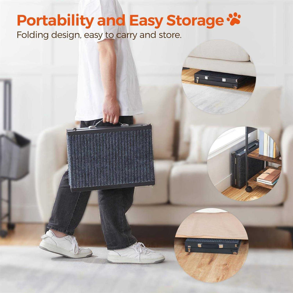 32'' Long Portable Pet Ramp with Non-Slip Rug Surface K280