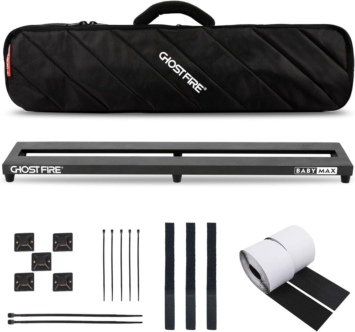 Aluminum Alloy Effect Pedalboard with Carry Bag M802774