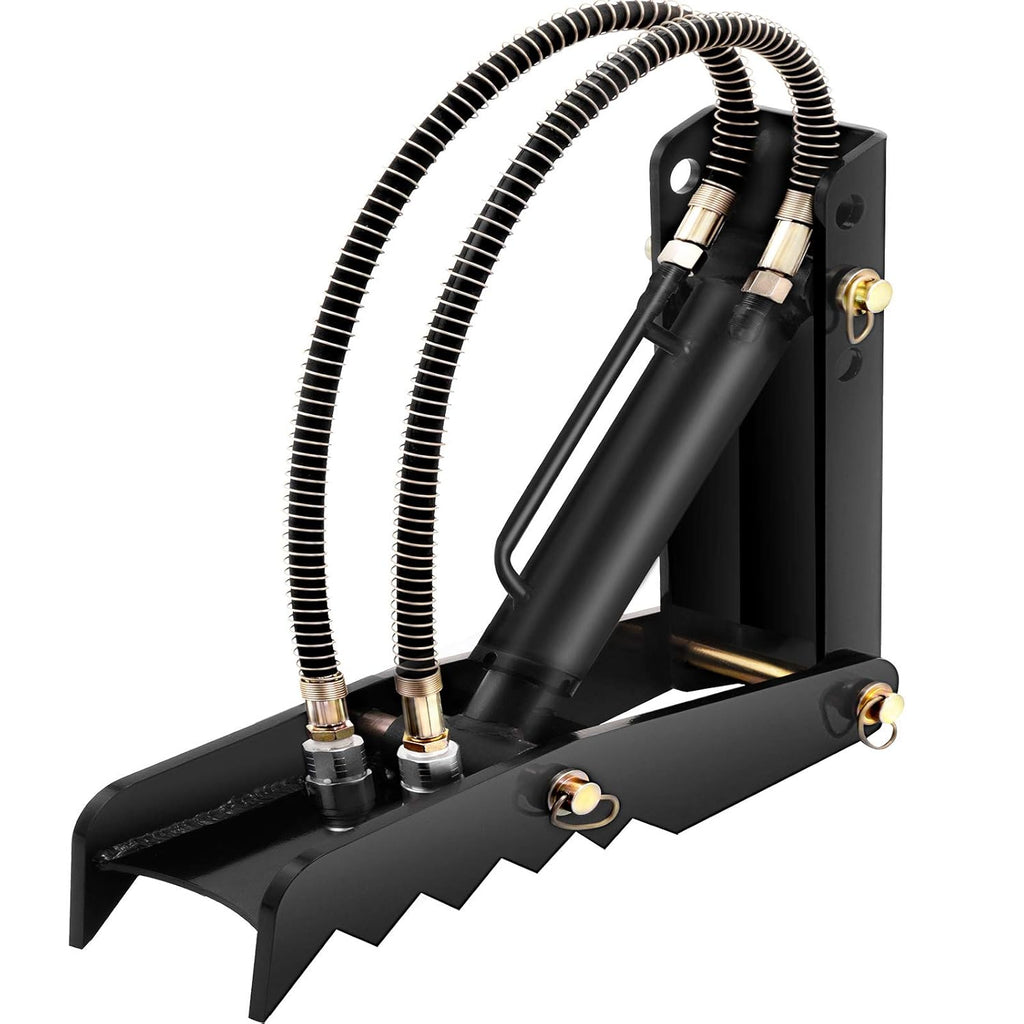 18 Hydraulic Backhoe Thumb, Black Steel Weld On Thumb with Hydraulic Cylinder X253262