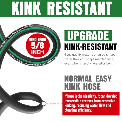 Heavy Duty 25ft Non-Expandable Kink Resistant Water Hose V950227