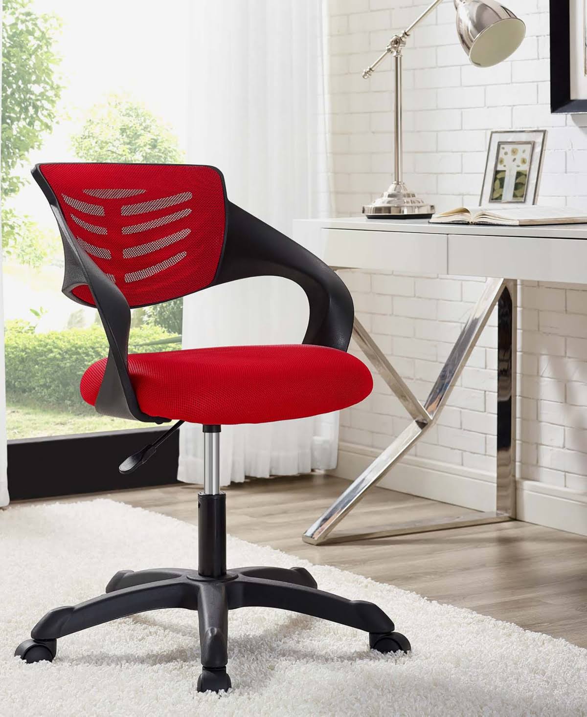 Blue Mesh Office Chair V365
