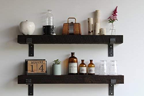 Reclaimed Wood Floating Shelves, Set of Two I295630