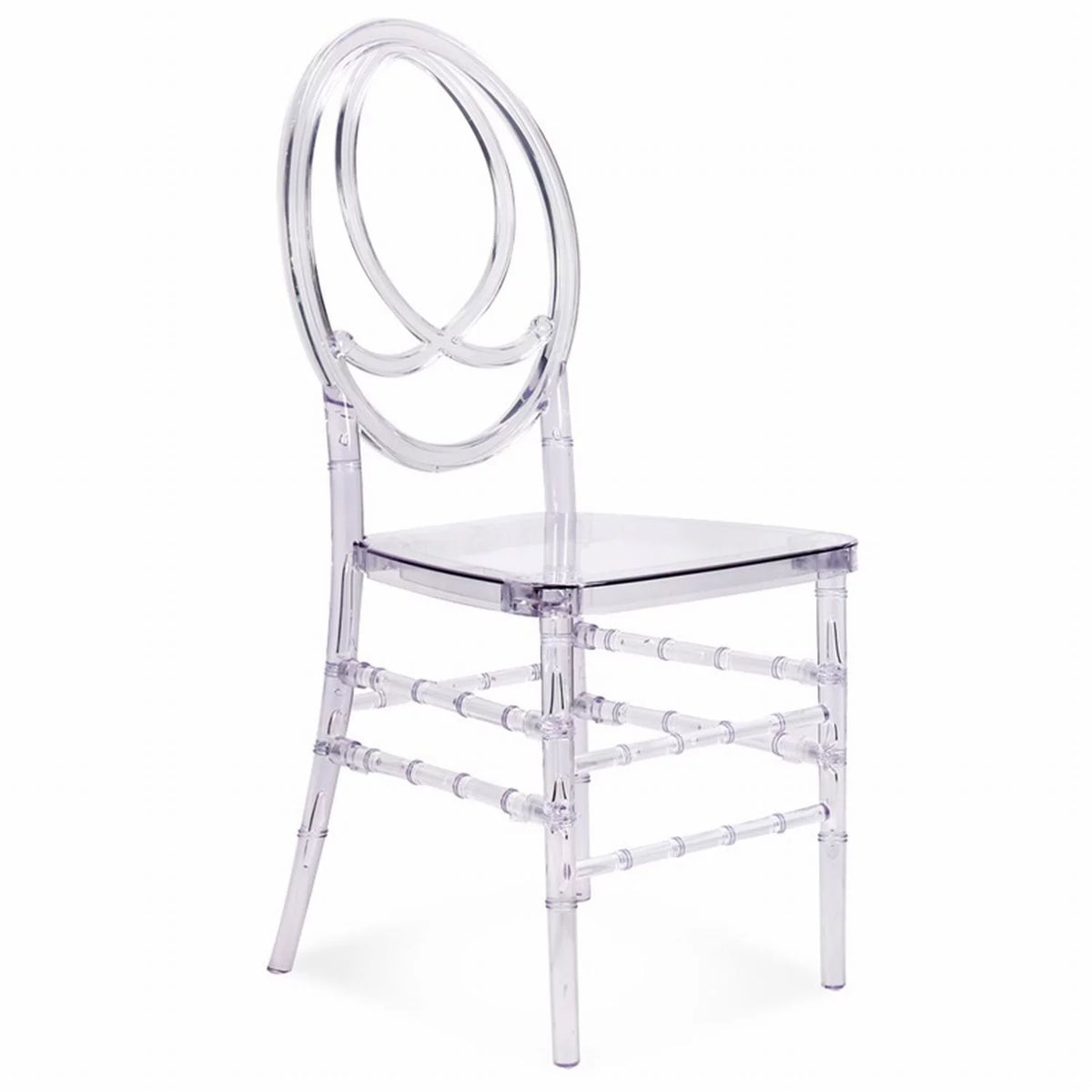 4 Pcs Stacking Clear Chiavari Chairs J968935