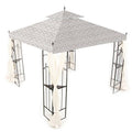 Beige Replacement Canopy for 10 ft. x 10 ft. Gazebo P646506