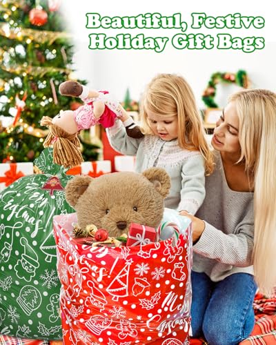 Assorted Sizes 34Pcs Christmas Gift Bags H124