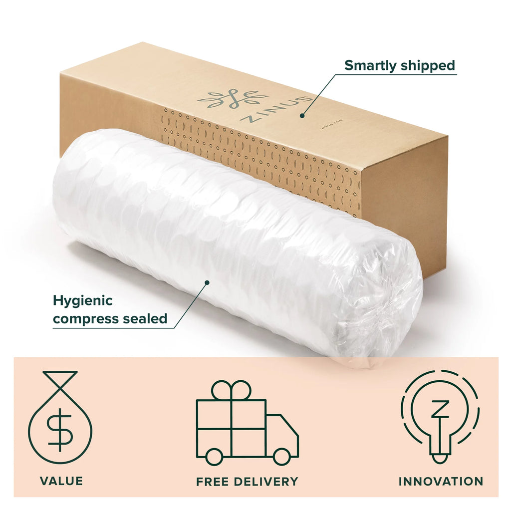 Queen Comfort Foam and Pocket Spring Hybrid Mattress Y869