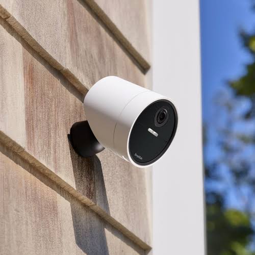 Wireless Outdoor Security Camera White E4013