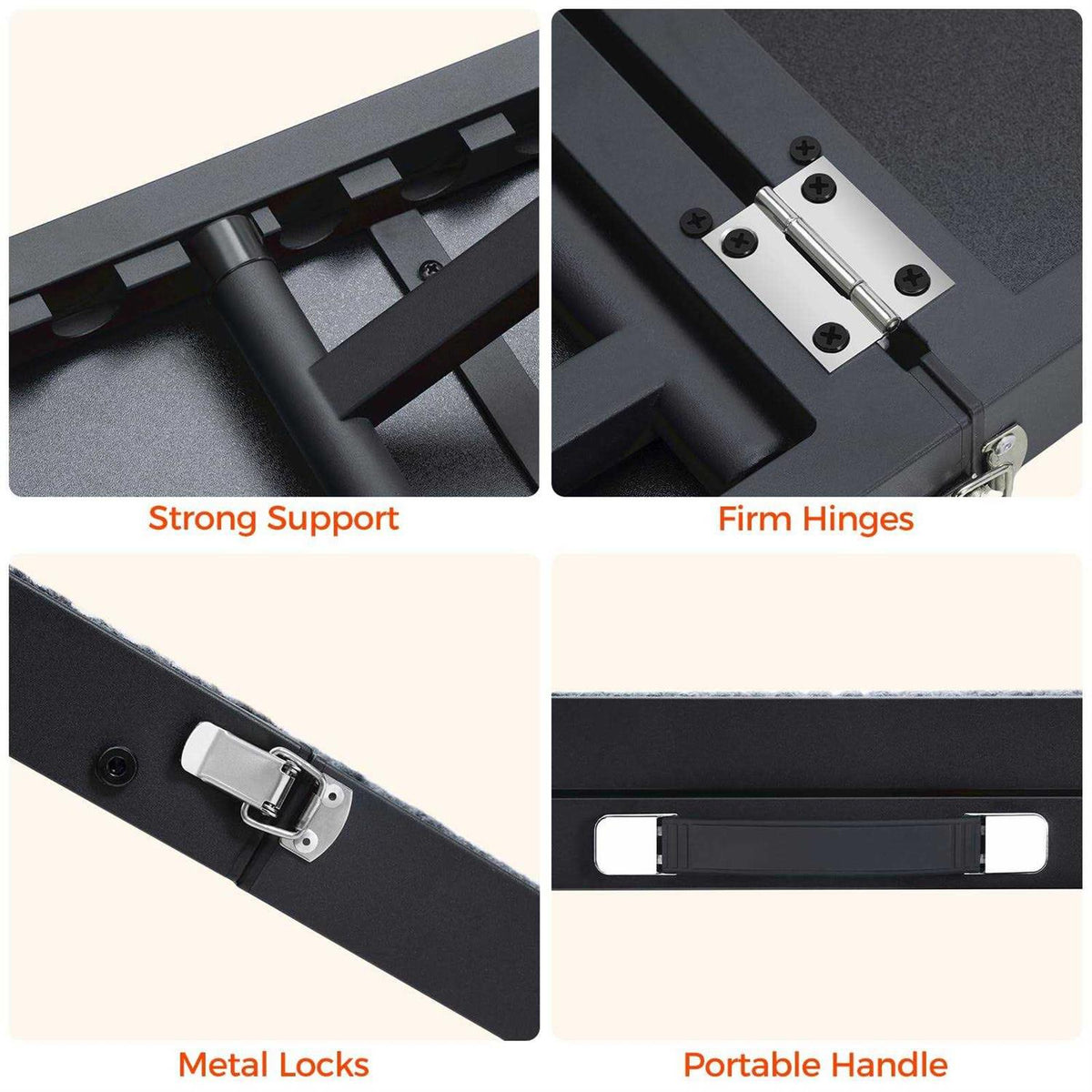 32'' Long Portable Pet Ramp with Non-Slip Rug Surface K280