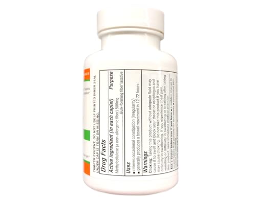 Methylcellulose 500 mg 100 Caplets Pack of 3 H350