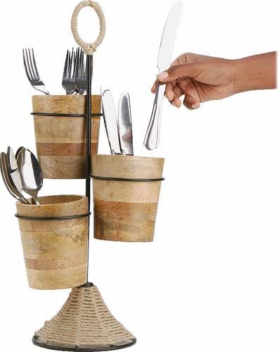 Brown Utensil Caddy F3748