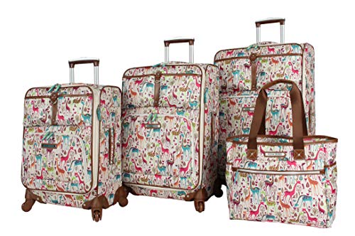 4 Piece Suitcase Set With Spinner Wheels I694788