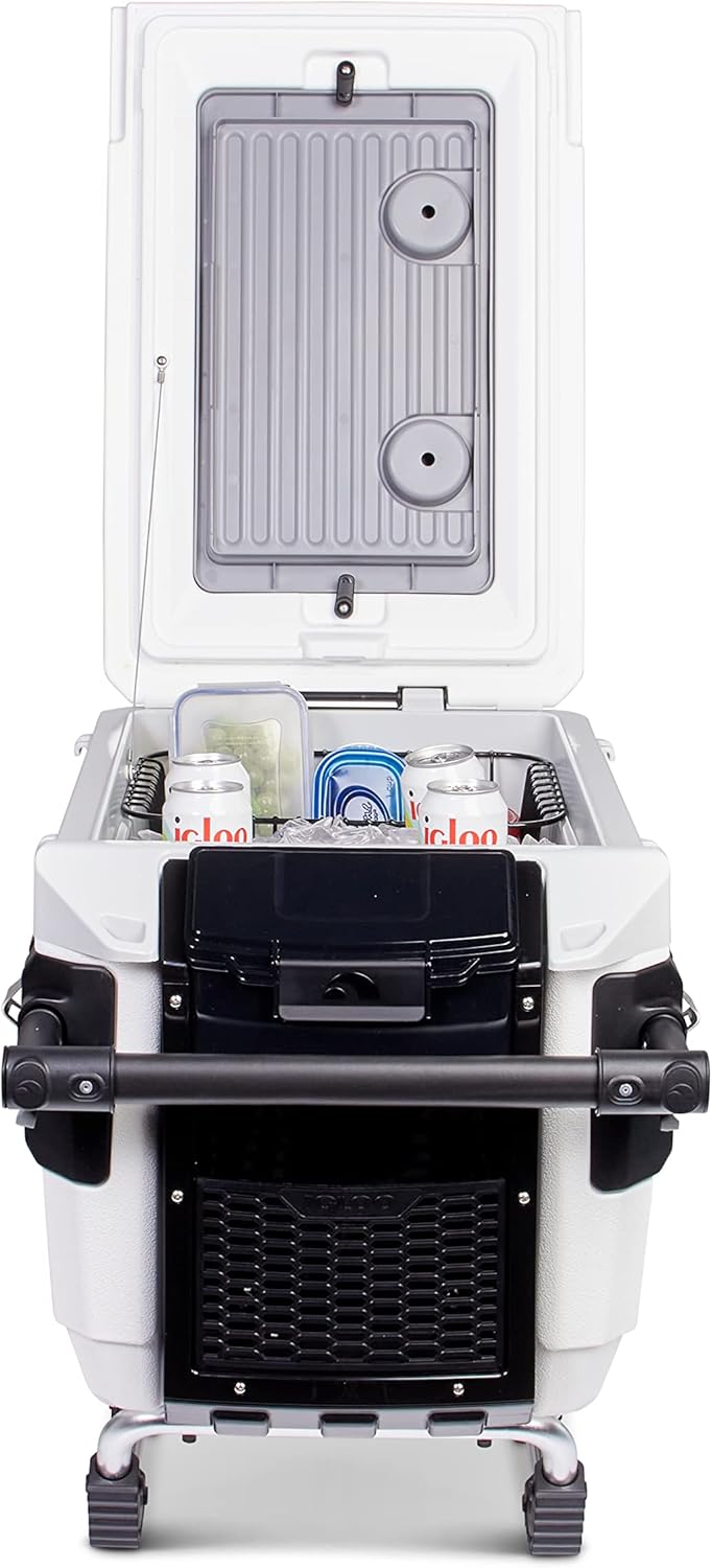 White 70 QT Wheeled All-terrain Cooler Q133061