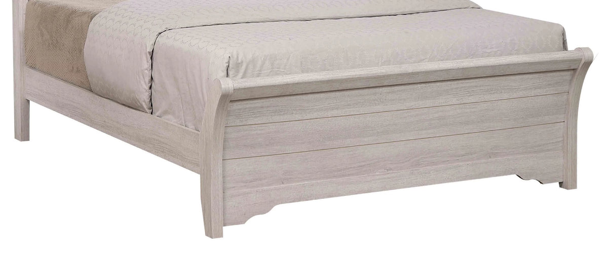 King Size Panel Bed Chalk Gray M42643