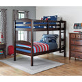 Twin Over Twin Wood Bunk Bed V6480