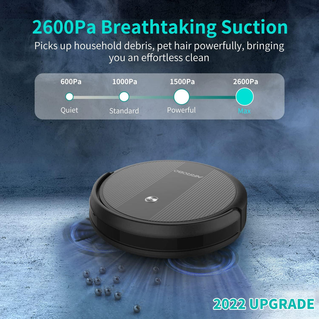 Black Robot Vacuum Cleaner O567