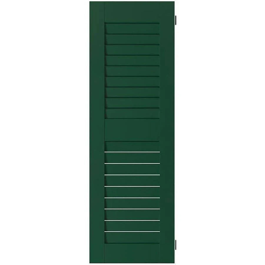 Sapele Mahogany Louvered Shutters Pair S92642