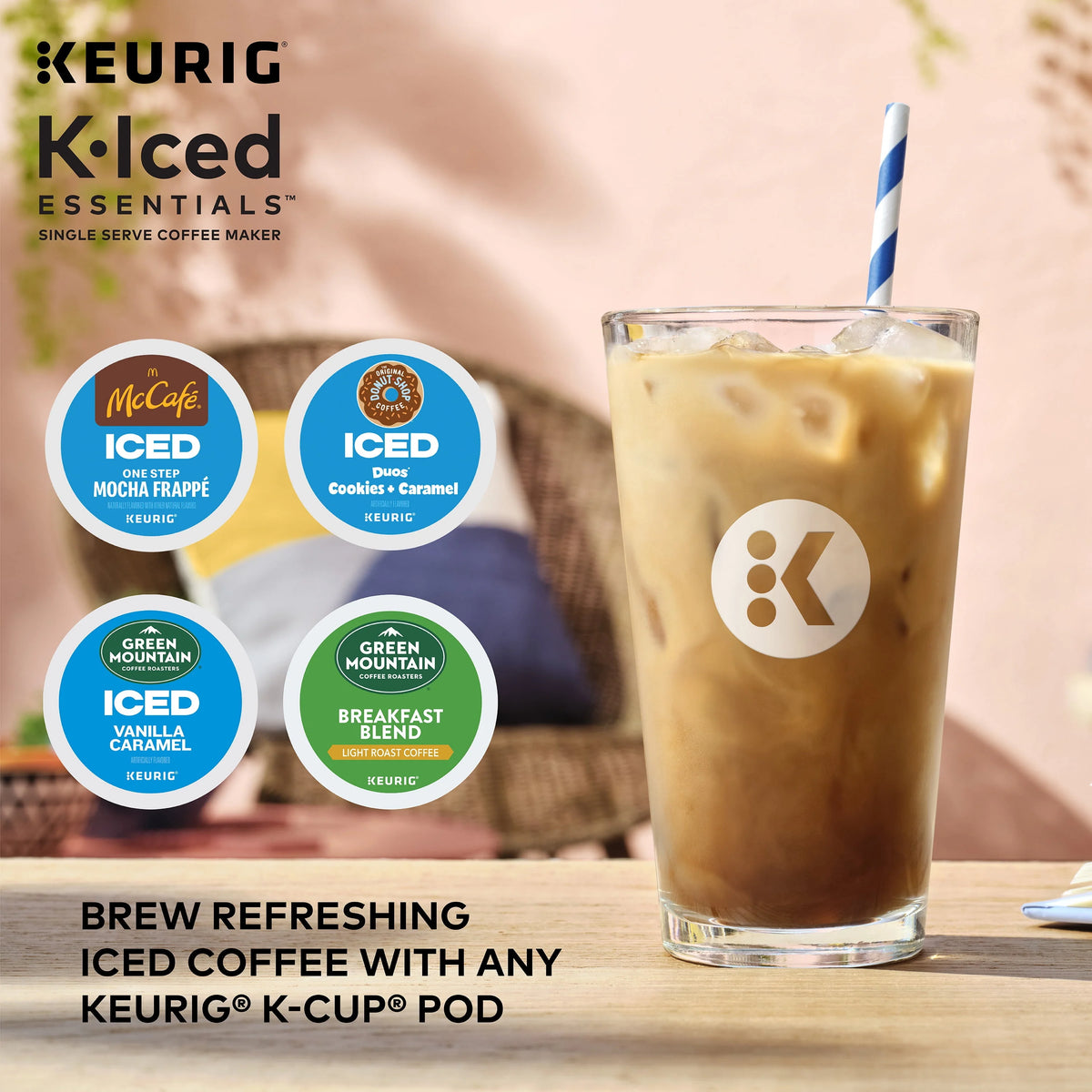 Gray Single-Serve K-Cup Pod Coffee Maker X997012
