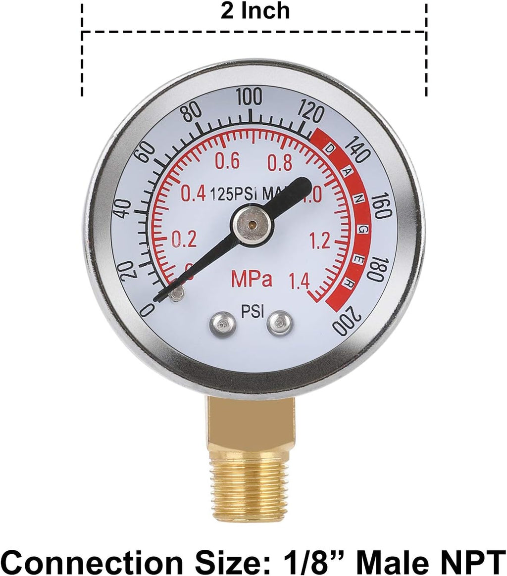 Air Tank Repair Kit with Safety Valve, Pressure Gauge and Hose G1493