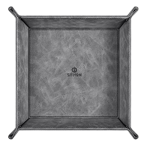 Dark Green PU Leather Valet Tray I460