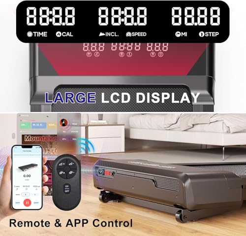 3 in 1 Portable Treadmill with Remote Control LED Display, 2.5 HP R19042