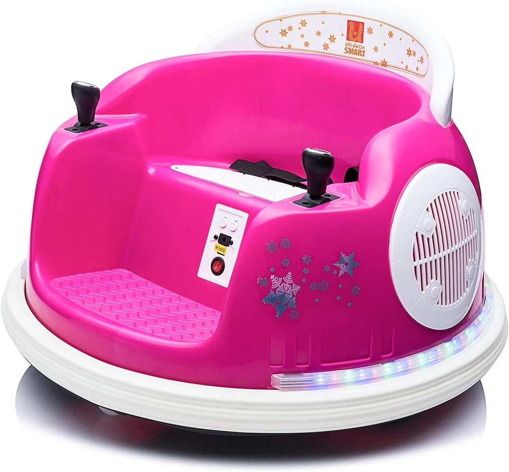 6V Ride On Bumper Car with Remote Control (Pink) U426
