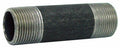 6 inch x 4 inch Black Pipe Nipple Sch 40 J74326