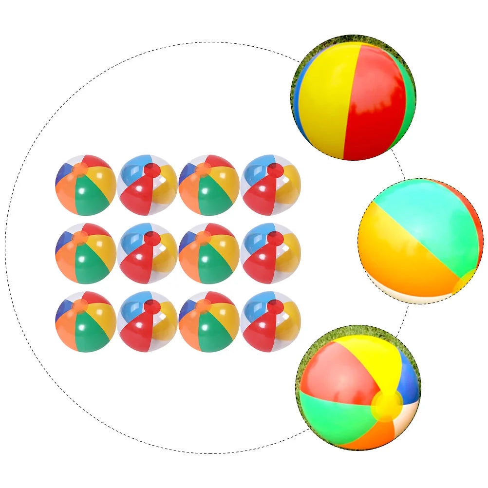 12pcs Inflatable Beach Ball Pool Toy X806664