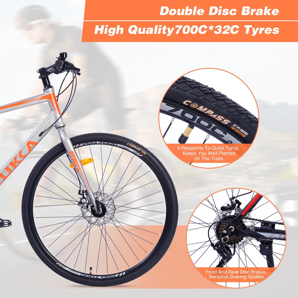 21-Speed 28-inch Lightweight Aluminum Mountain Bike K478034