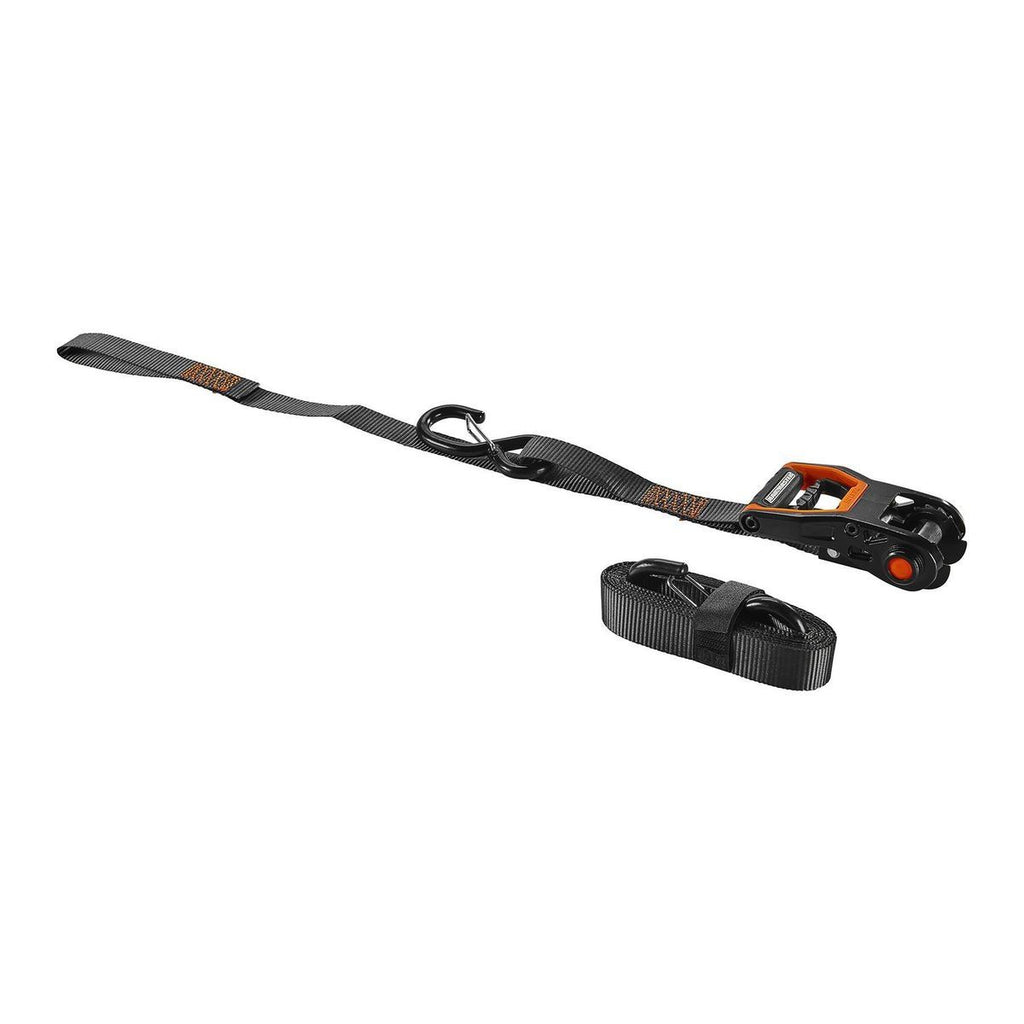 500 lb. Capacity 1 in. x 12 ft. Ratcheting Tie-Downs, 2-Pack Q932574