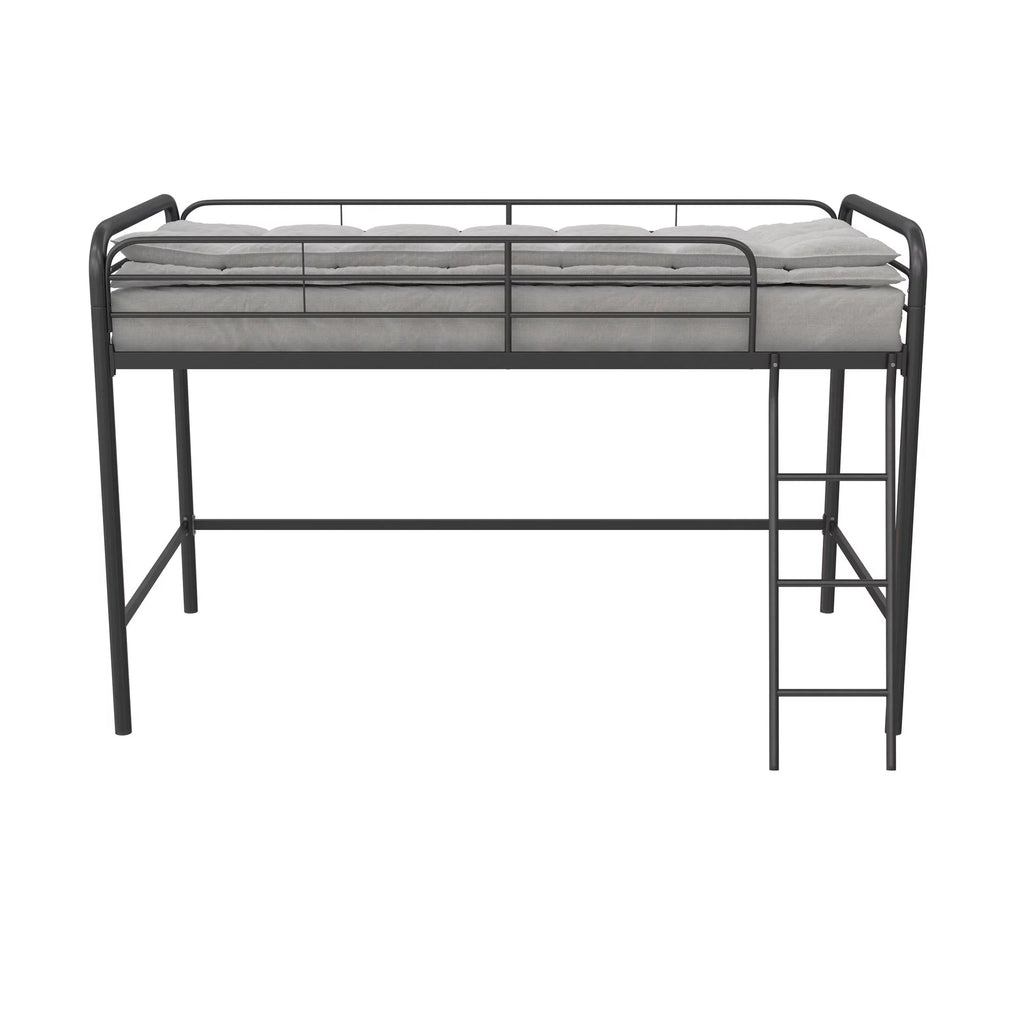 Black Twin Metal Kids Loft Bed B262342