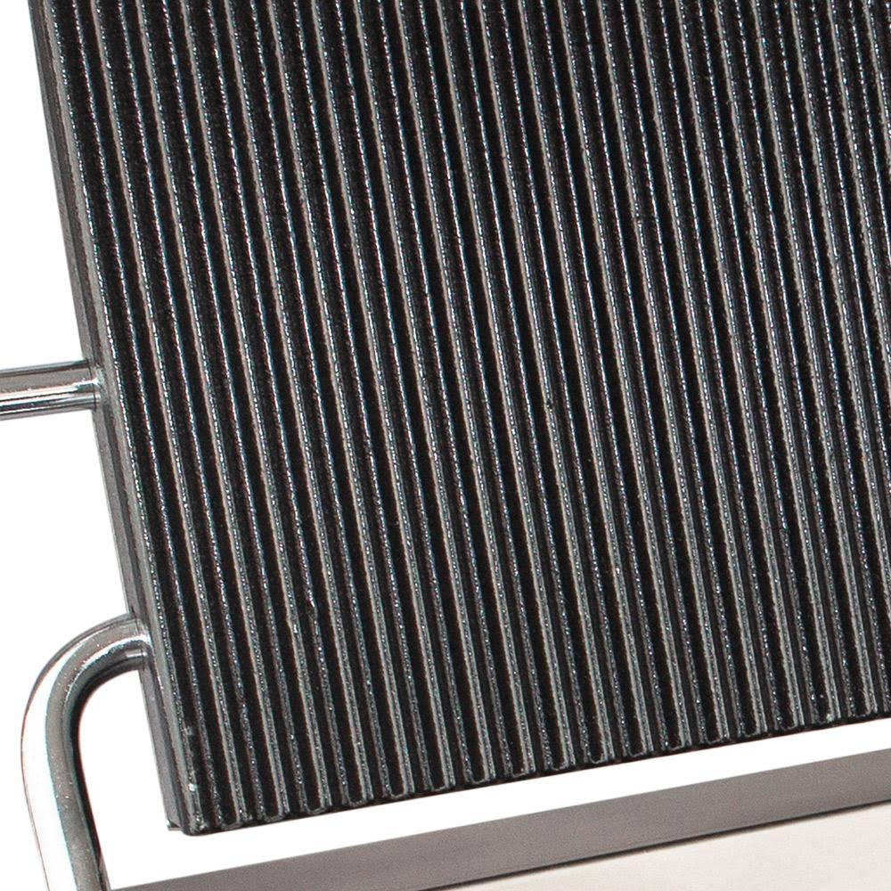 Double Panini Press Sandwich Maker with Cast-Iron Ribbed Plates Nonstick E64426