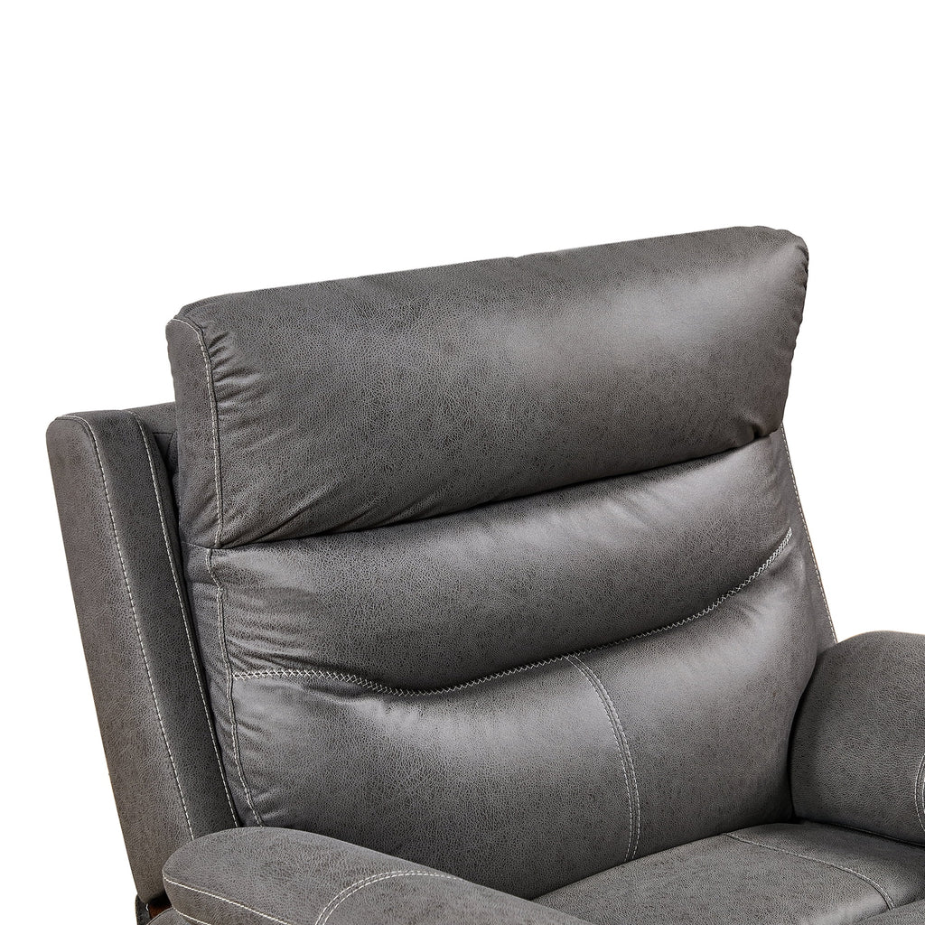 Gray Power Recliner Chair B21226