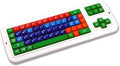 Norwegian Computer Keyboard with White Lettering J8790
