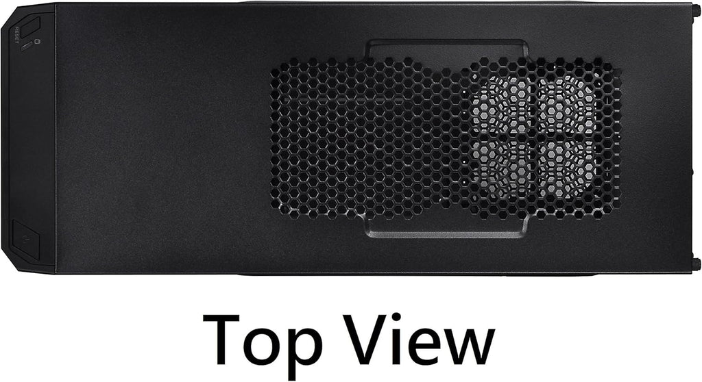 Black SPCC ATX Mid Tower Computer Chassis H991