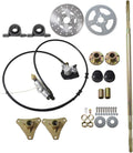 Rear Axle Kit Brake Master Cylinder Disc Rotor Hub for Go Kart Drift Trike Cart ATV X793