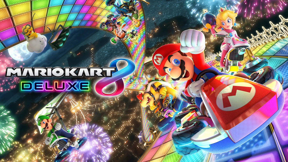 Mario Kart 8 Deluxe & 3 Month Membership, Nintendo Switch W28690