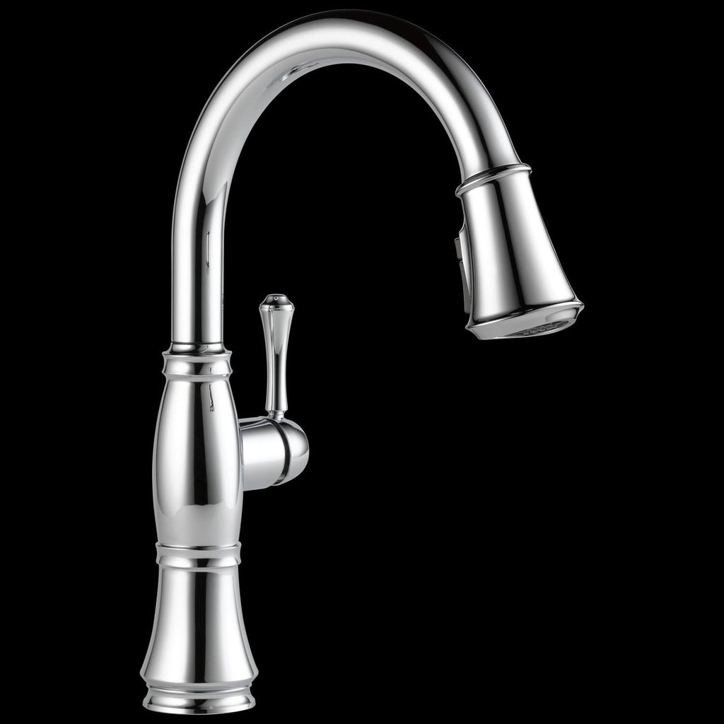 Chrome Single Handle Pull Down Kitchen Faucet O8707