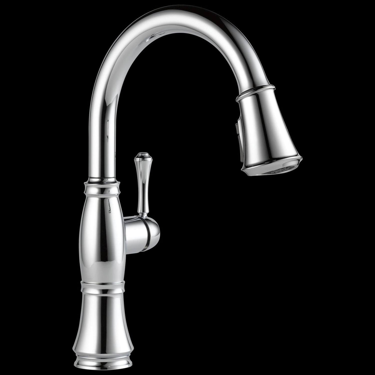 Chrome Single Handle Pull Down Kitchen Faucet O8707