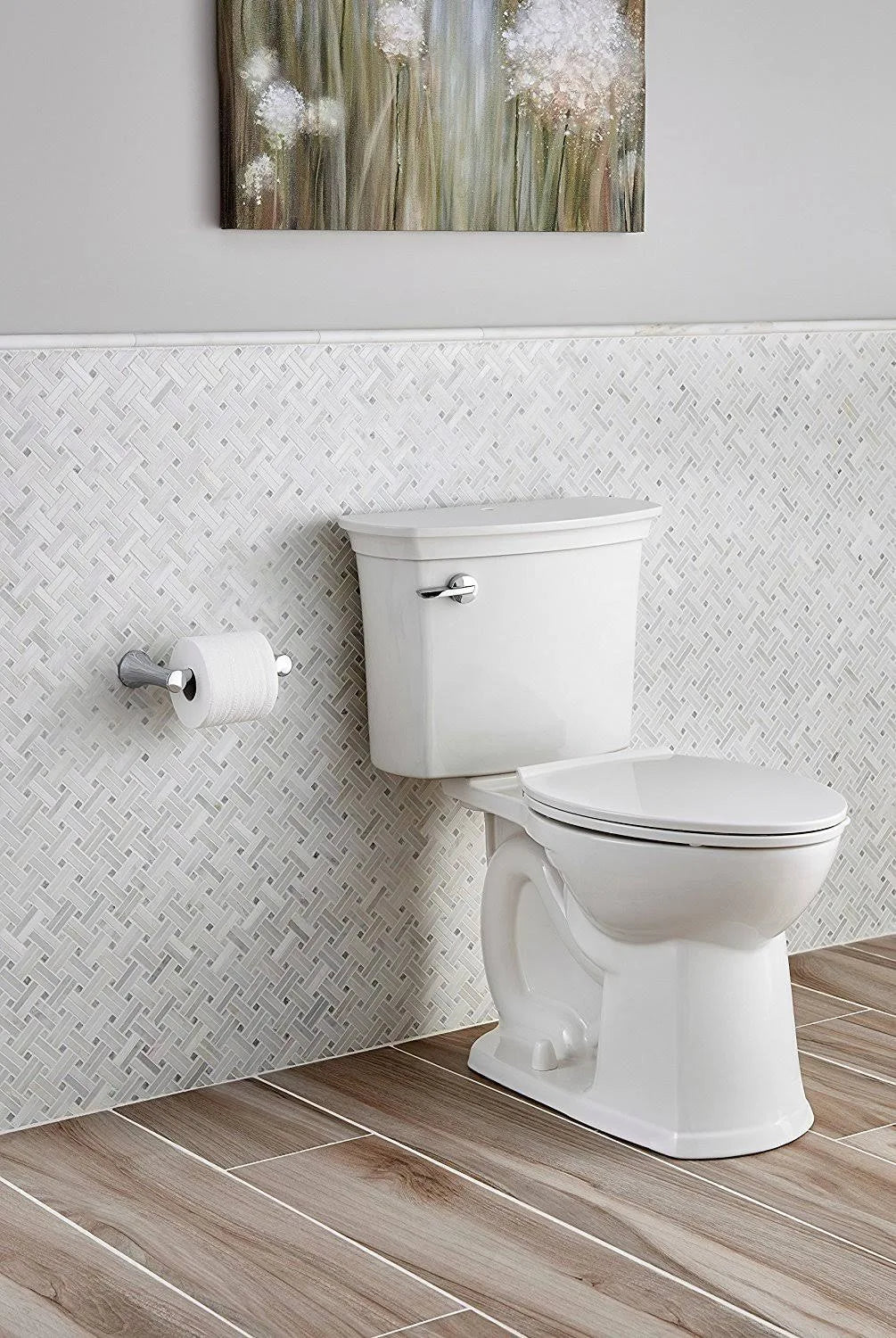 Two Piece Elongated Toilet White L218