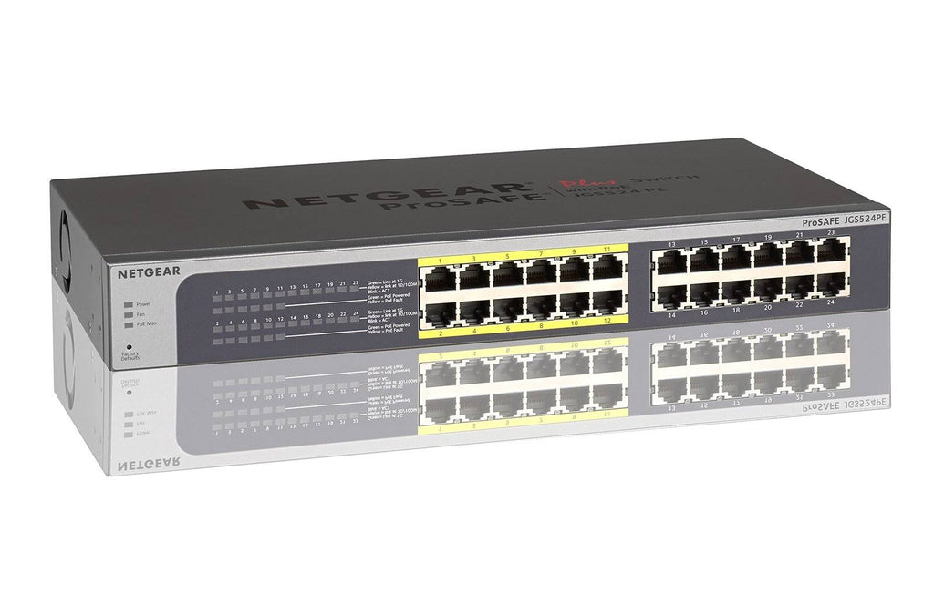 24-Port Gigabit PoE Plus Network Switch T495