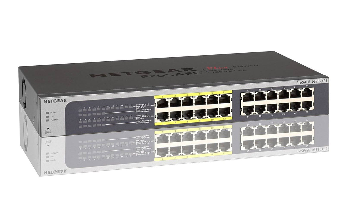 24-Port Gigabit PoE Plus Network Switch T495