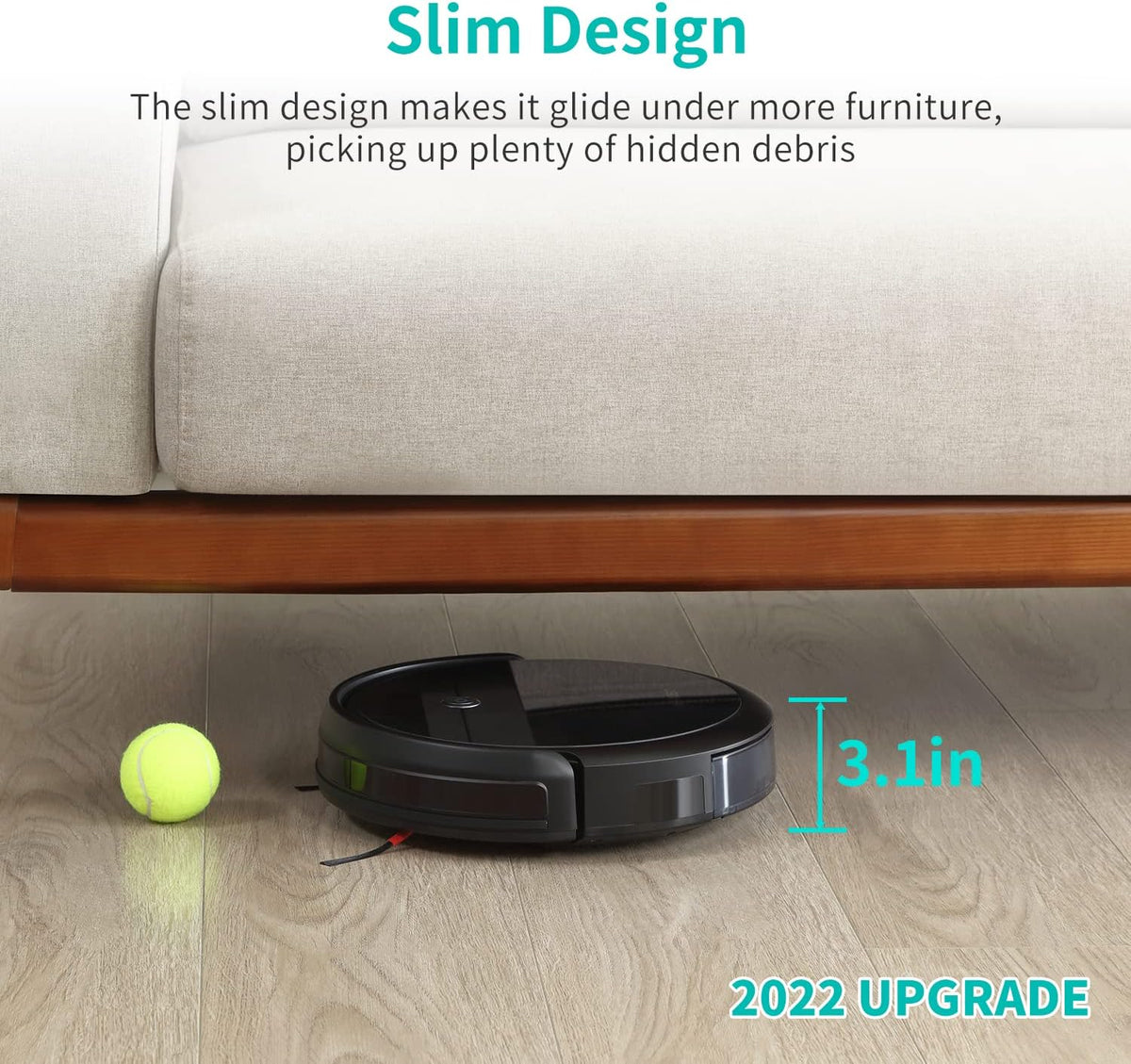 Black Robot Vacuum Cleaner O567
