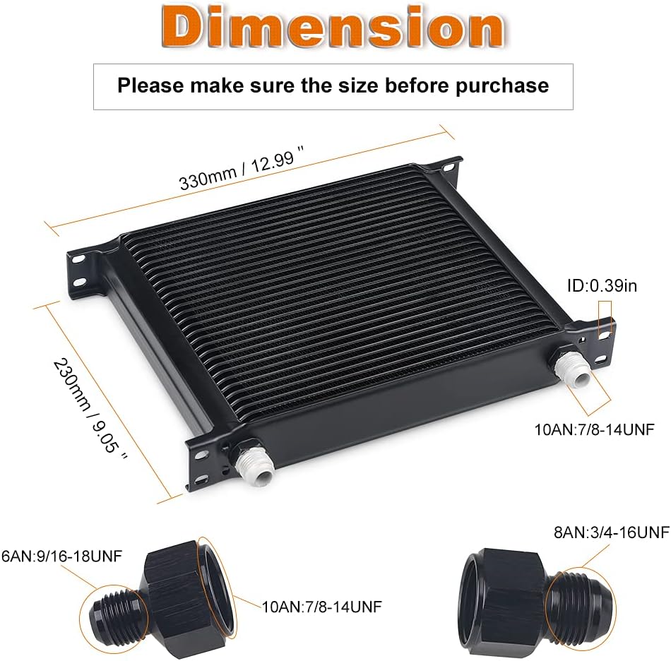 30 Row AN10 Oil Cooler Kit N193667