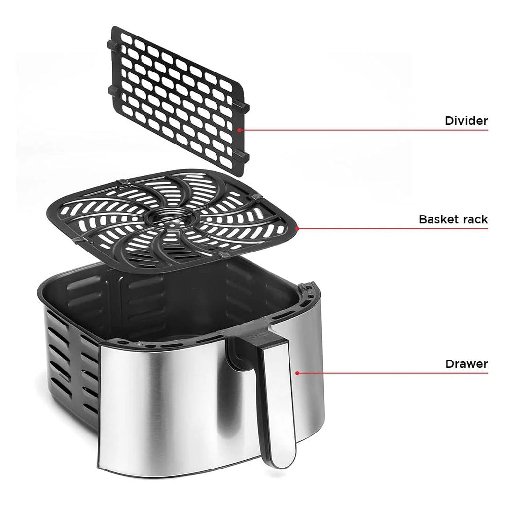 8 Qt Nonstick Stainless Steel Air Fryer Z91792