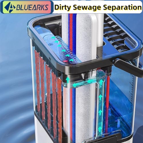 Mop and Bucket Set with Dirty Water Tank C5177