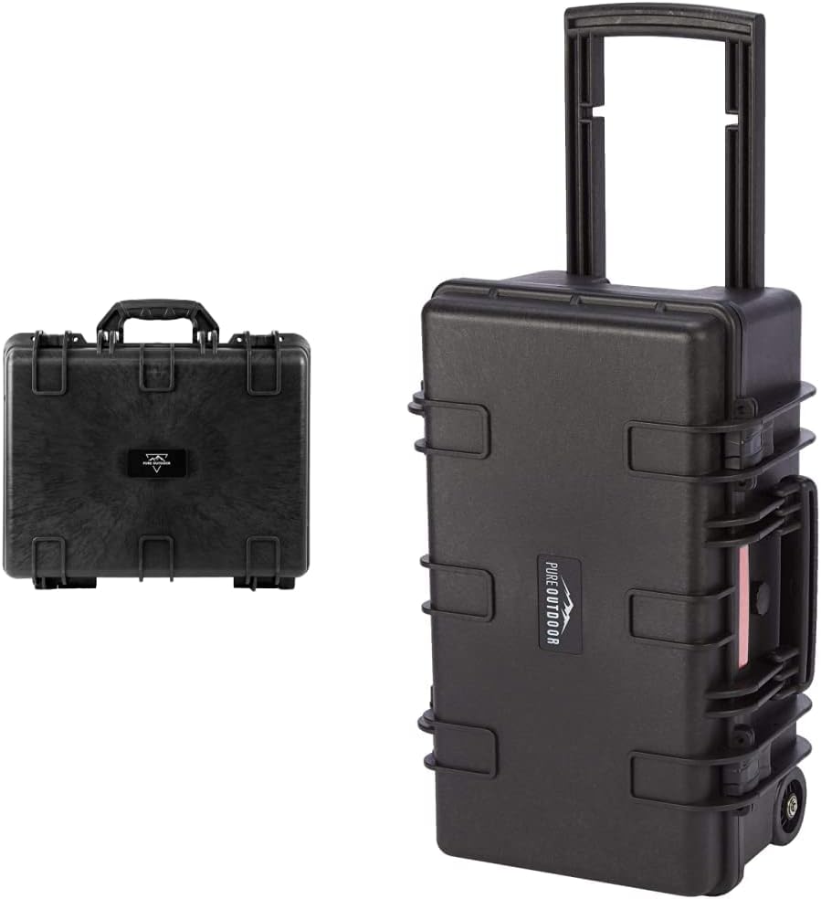 Black IP67 Weatherproof Hard Case with Customizable Foam B792771