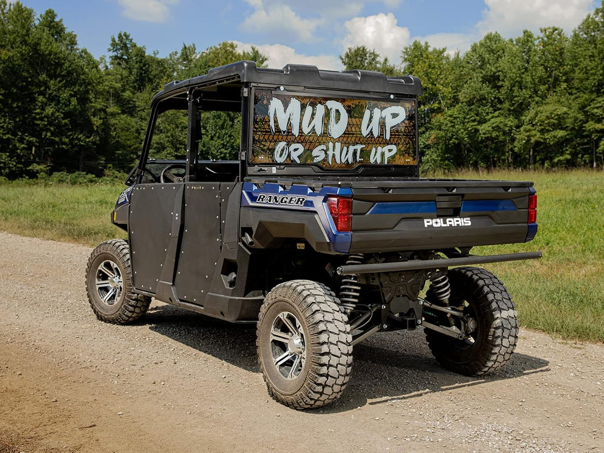 Rear Windshield for Polaris Ranger 900 / Crew, 1/4 Thick Light Tint Polycarbonate I667321