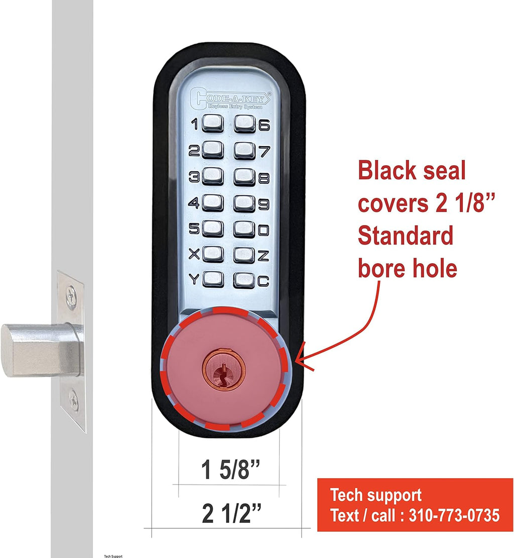 Mechanical Deadbolt Door Lock Chrome D18913
