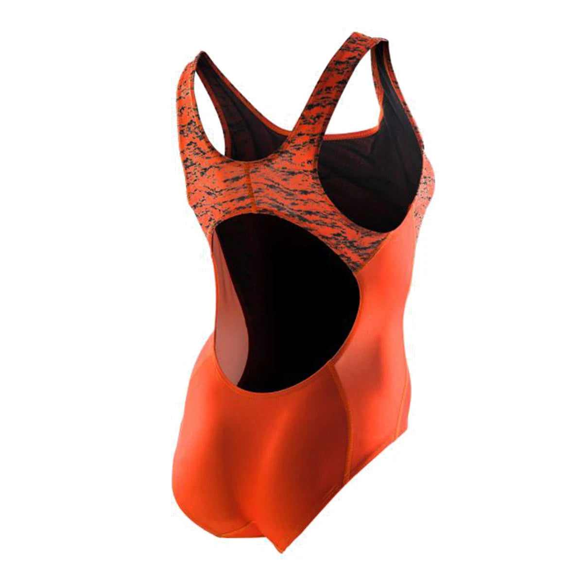 Orange Black Swimsuit Y4089